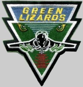 va-95 green lizards patch badge atkron a-6 intruder us navy