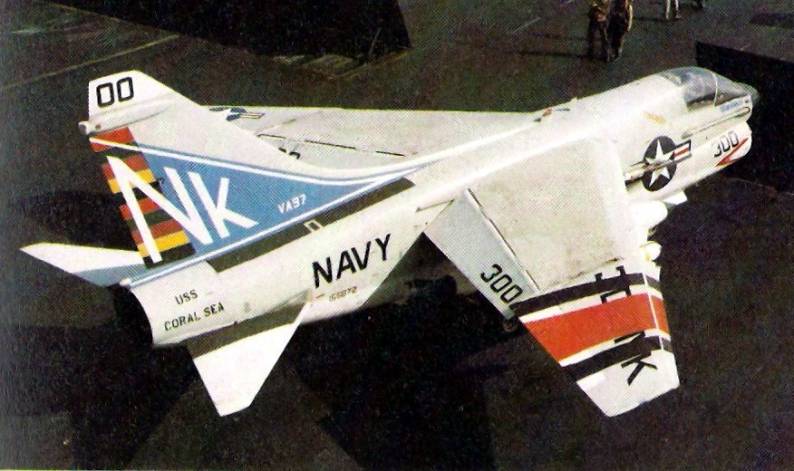 va-97 warhawks cvw-14 uss coral sea cv 43 1980