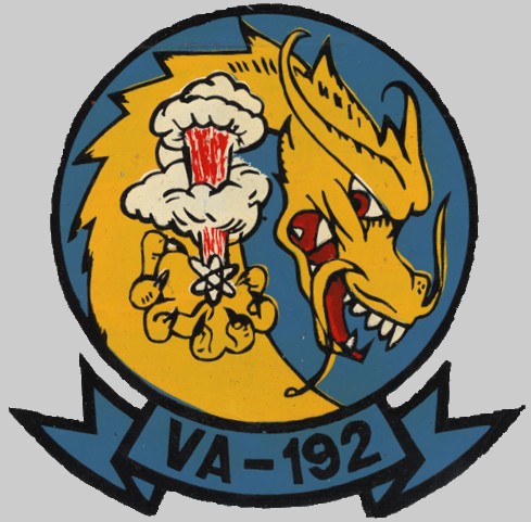 va-192 golden dragons insignia crest patch badge attack squadron us navy 02x