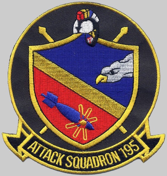 va-195 dambusters insignia crest patch badge attack squadron us navy 02x