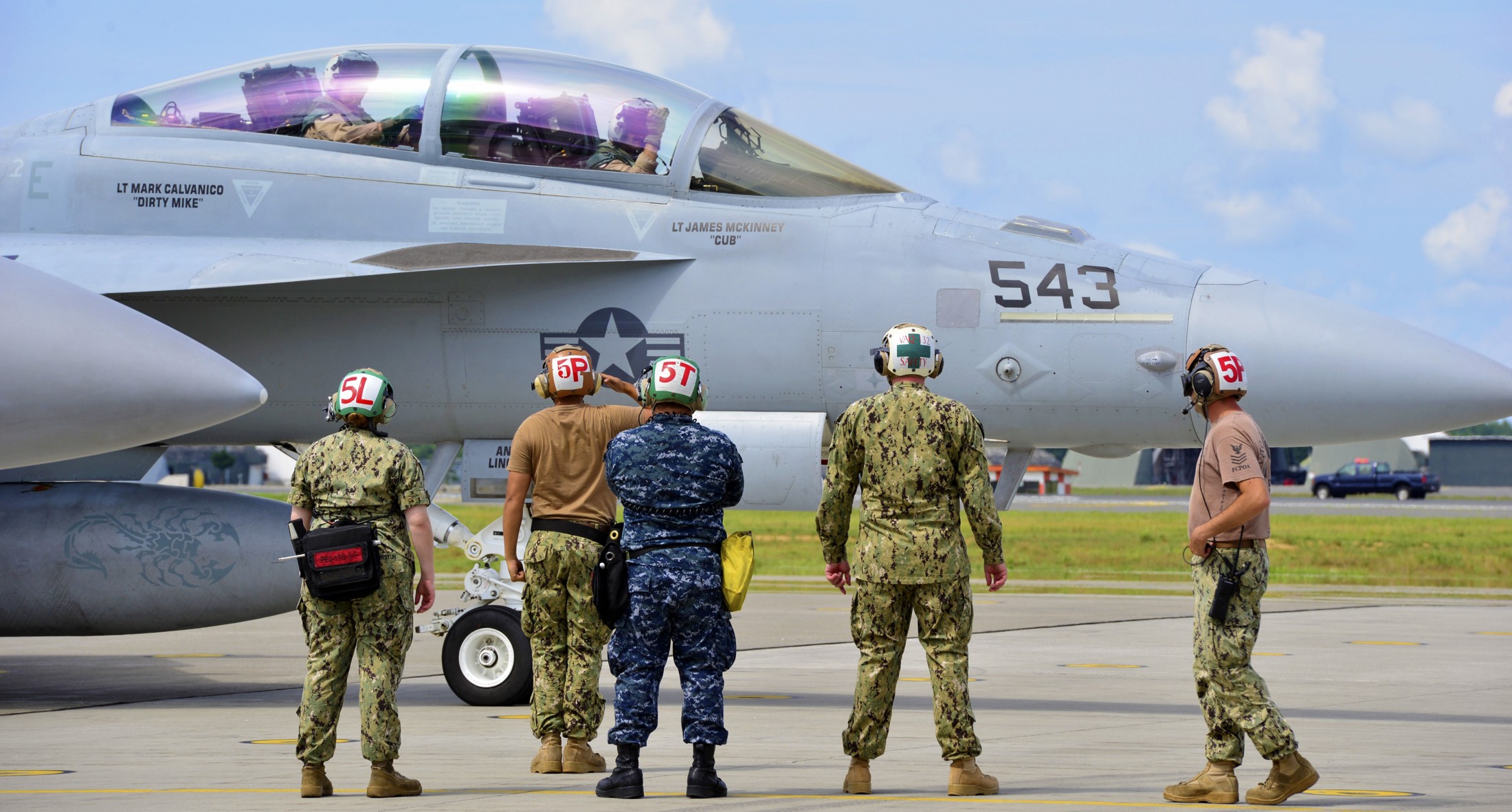 vaq-132 scorpions electronic attack squadron vaqron us navy boeing ea-18g growler naf misawa air base japan 117