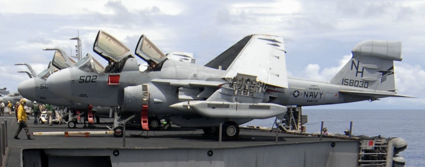 vaq-135 black ravens electronic attack squadron vaqron us navy gruman ea-6b prowler cvw-11 uss nimitz cvn-68 40