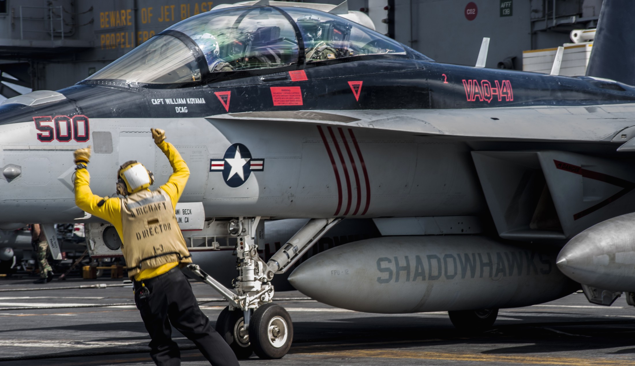 vaq-141 shadowhawks electronic attack squadron boeing ea-18g growler us navy cvw-5 uss george washington cvn-73 41