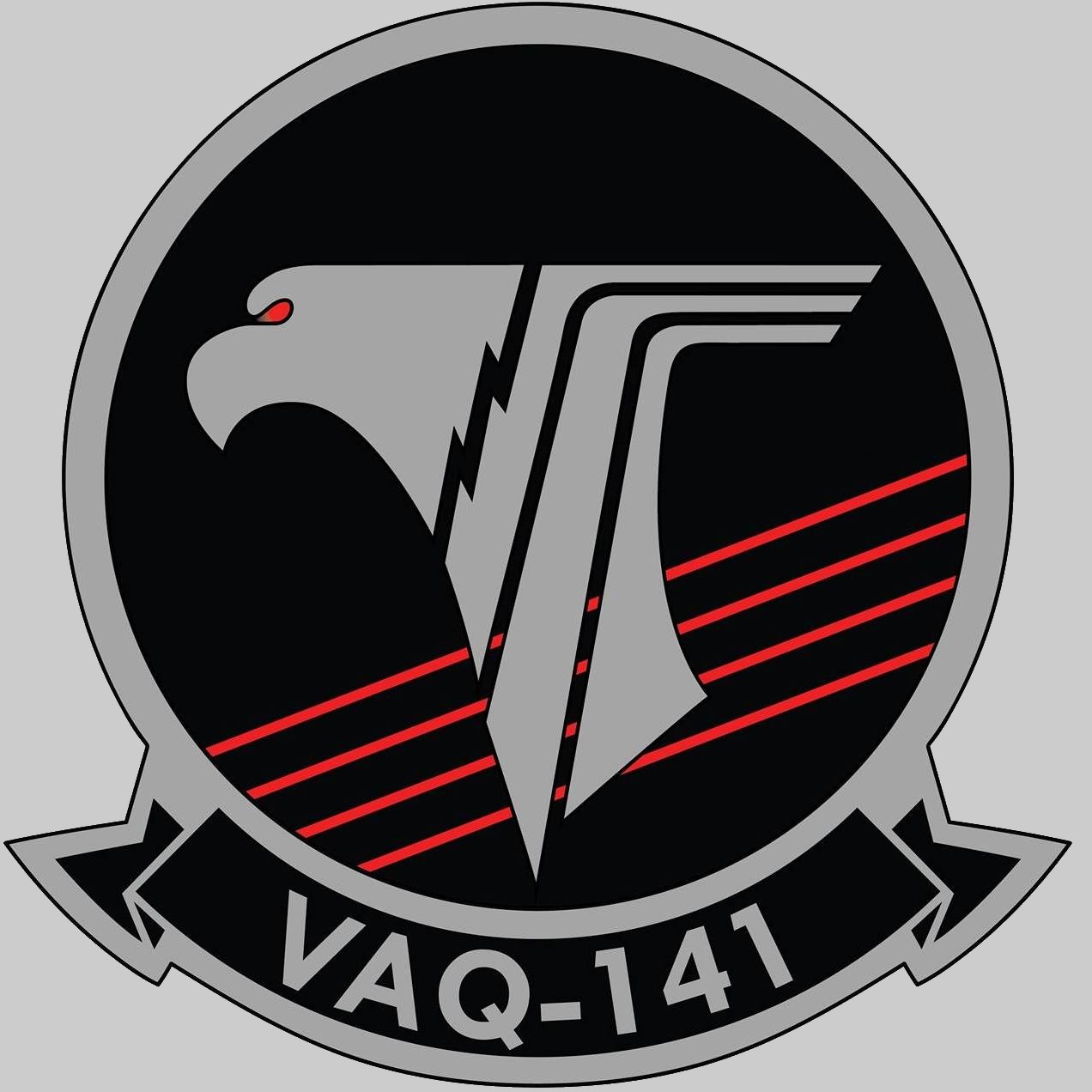 vaq-141 shadowhawks insignia crest patch badge electronic attack squadron ea-18g growler cvw-5 02x