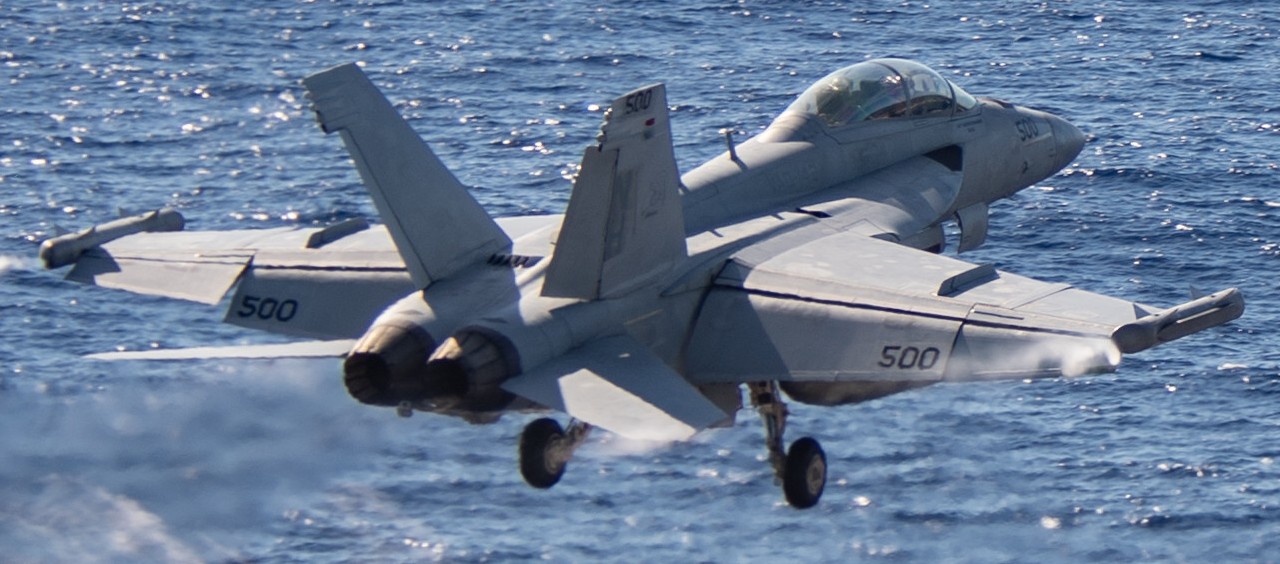 vaq-142 gray wolves electronic attack squadron ea-18g growler us navy cvw-11 uss theodore roosevelt cvn-71 109