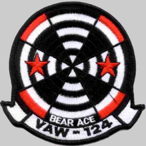 vaw-124 bear aces patch insignia crest badge carrier airborne early warning squadron us navy