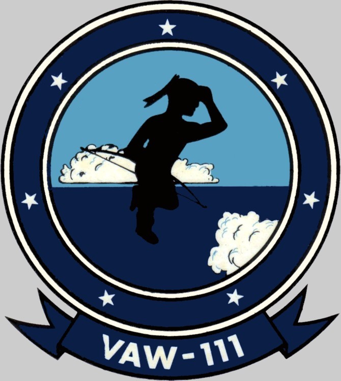 vaw-111 grey berets insignia crest patch badge carrier airborne early warning squadron us navy tracer 02x