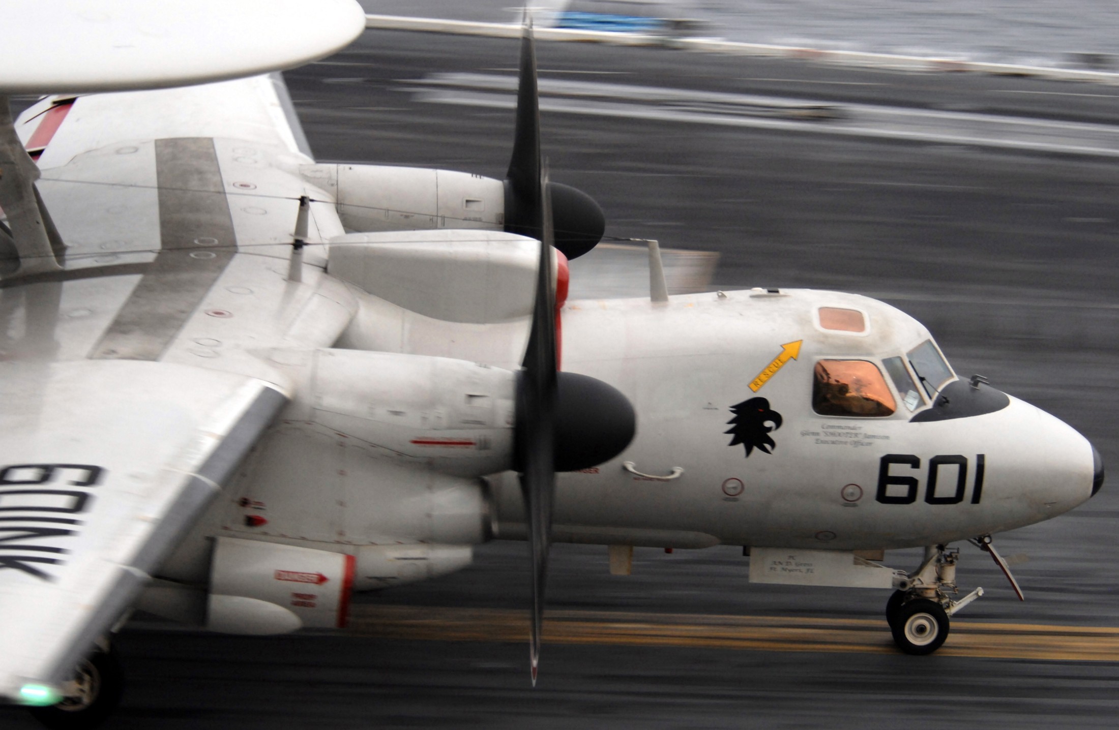 vaw-113 black eagles carrier airborne early warning squadron us navy grumman e-2c hawkeye cvw-14 uss ronald reagan cvn-76 96