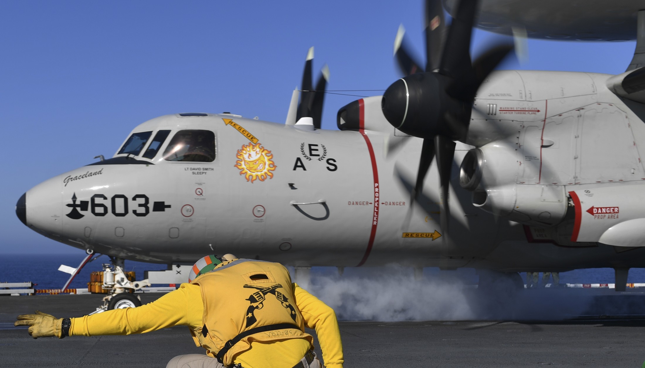 vaw-116 sun kings airborne command control squadron carrier early warning cvw-17 uss nimitz cvn-68 86
