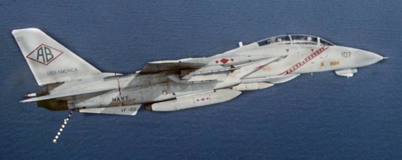 vf-102 diamondbacks f-14a tomcat cvw-1 1985