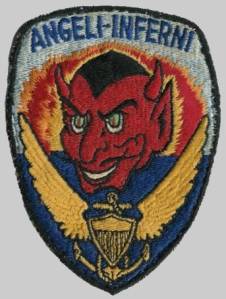 fighter squadron vf-54 hell's angels crest insignia patch badge us navy