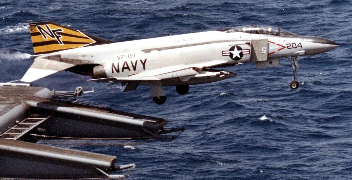 vf-151 vigilantes fighter squadron us navy f-4s phantom ii carrier air wing cvw-5 uss midway cv-41 09x
