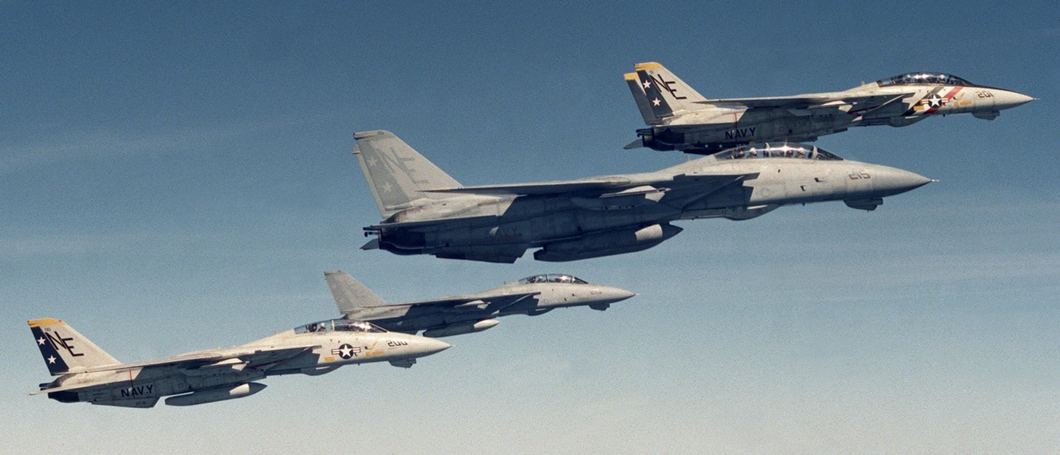 vf-2 bounty hunters fighter squadron fitron f-14a tomcat carrier air wing cvw-2 uss ranger cv-61 82