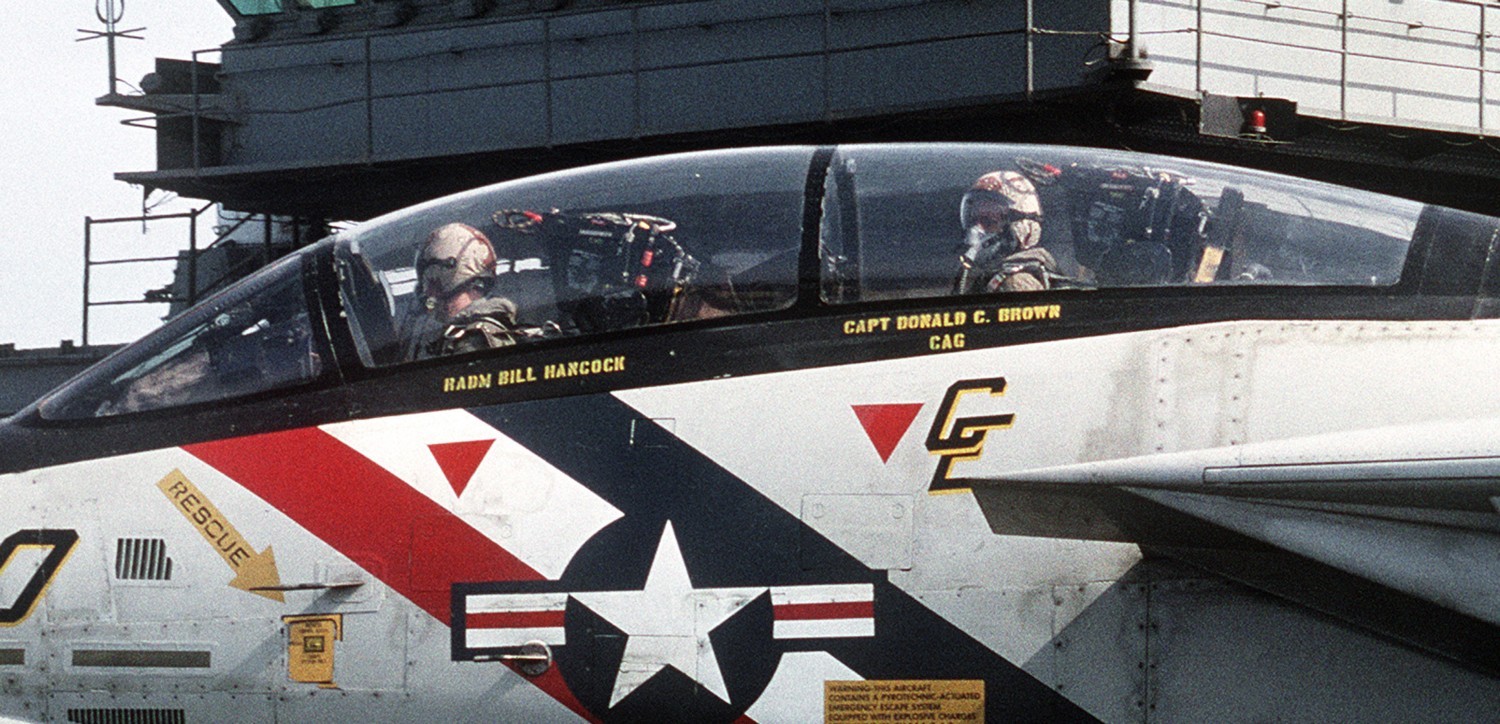 vf-2 bounty hunters fighter squadron fitron f-14a tomcat carrier air wing cvw-2 uss ranger cv-61 96