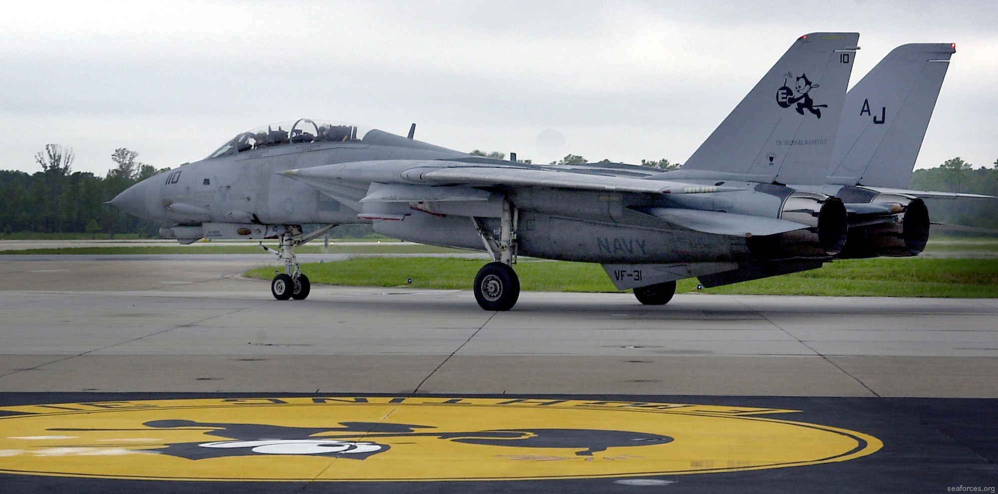 vf-31 tomcatters fighter squadron navy f-14d tomcat 05 nas oceana