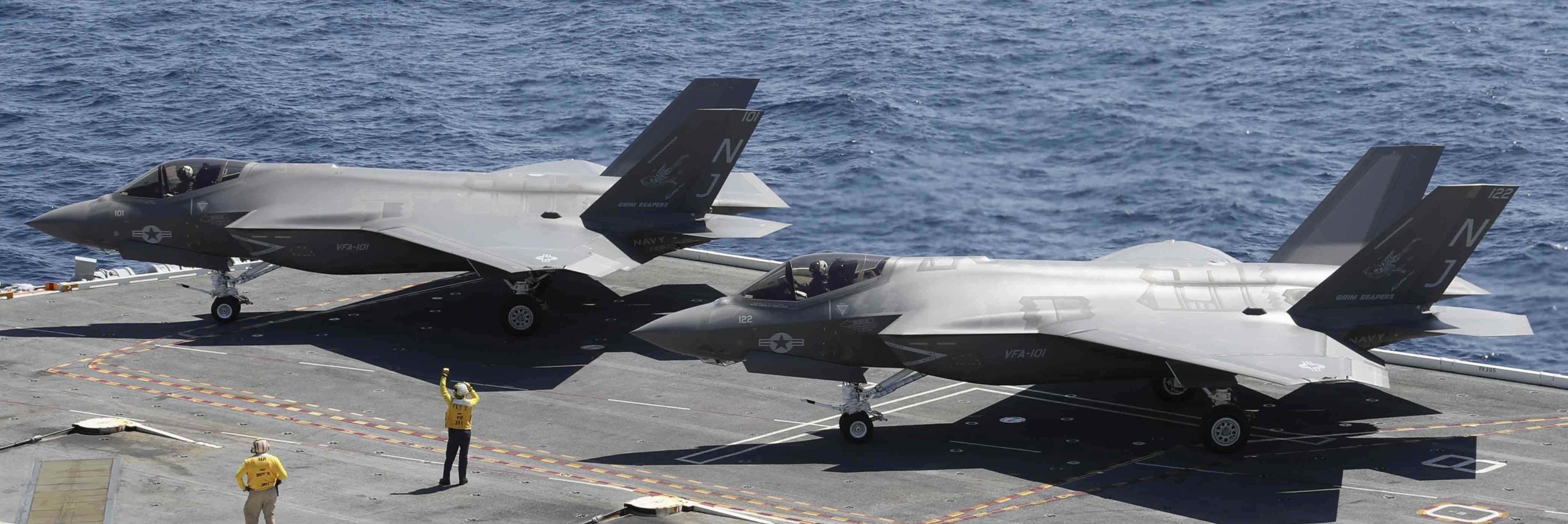vfa-101 grim reapers strike fighter squadron f-35c lightning ii us navy 35