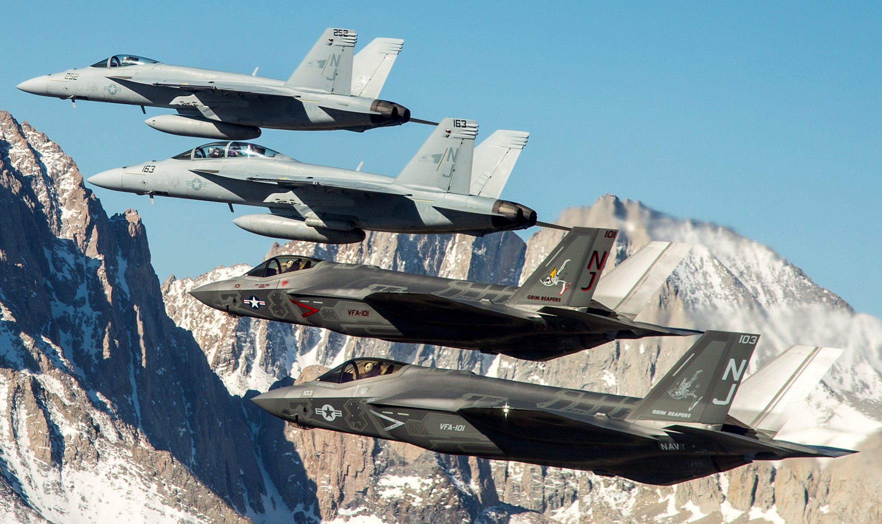 vfa-101 grim reapers strike fighter squadron us navy f-35c lightning jsf frs 56 nas lemoore california