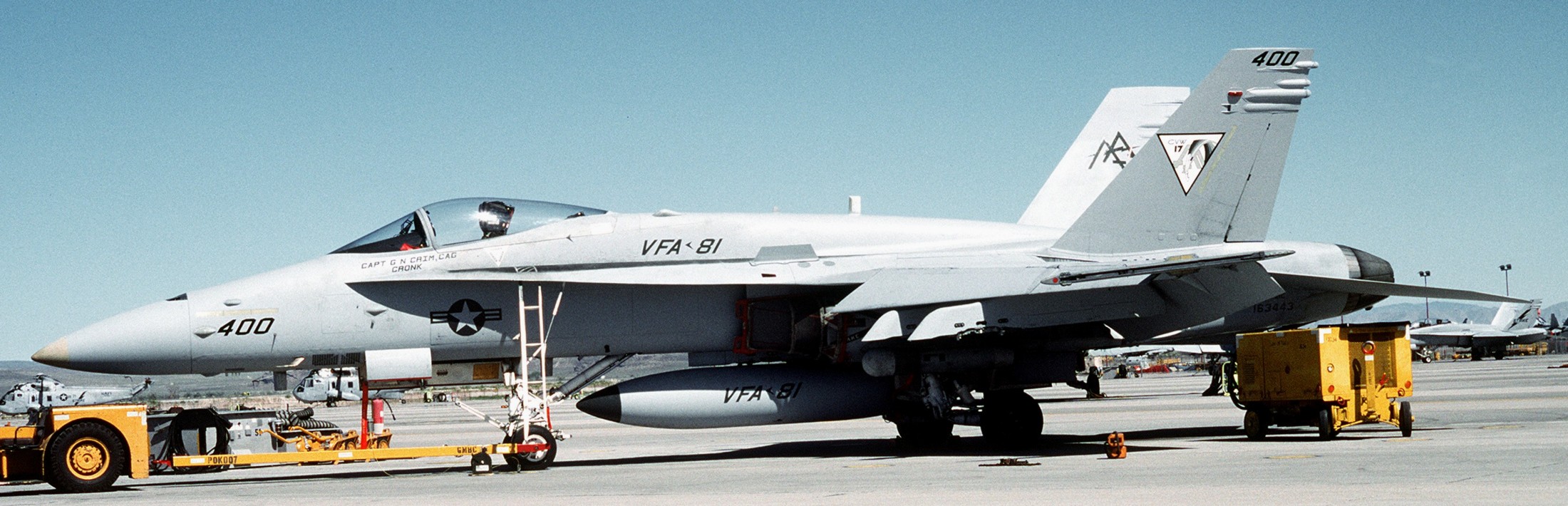 vfa-81 sunliners strike fighter squadron f/a-18c hornet cvw-17 118 nas fallon nevada