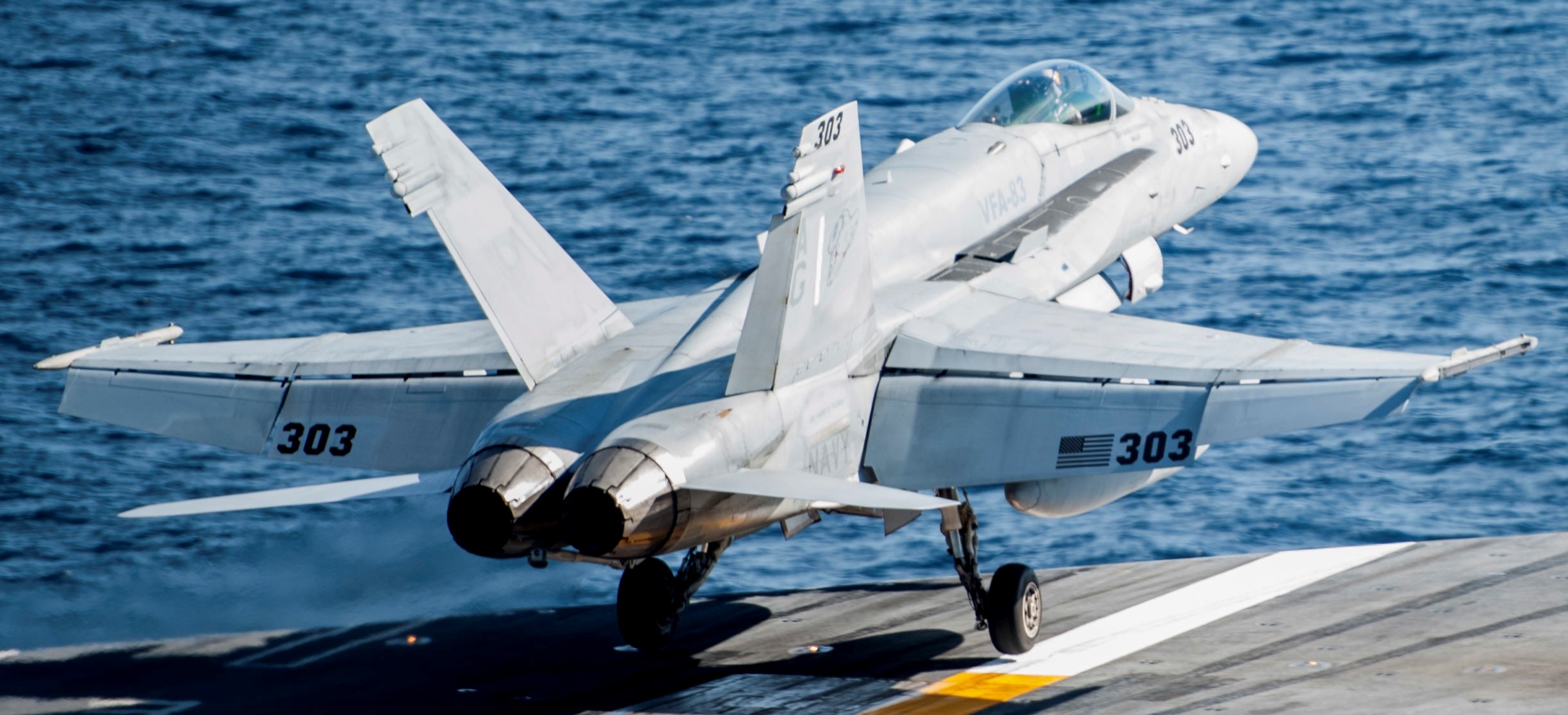 vfa-83 rampagers strike fighter squadron f/a-18c hornet cvw-7 uss harry s. truman cvn-75 64p