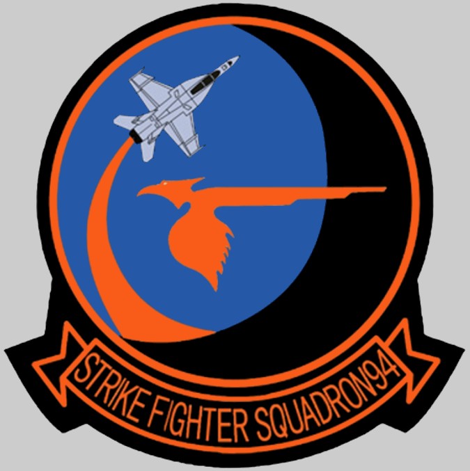 vfa-94 mighty shrikes crest insignia patch badge strike fighter squadron f/a-18e super hornet us navy 02x