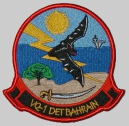 vq-1 fleet air reconnaissance squadron detachment bahrain patch badge