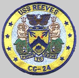 cg 24 uss reeves patch insignia crest