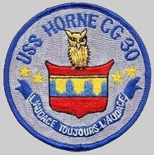 USS Horne CG 30 - patch crest