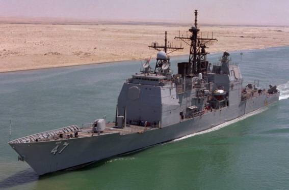 USS Ticonderoga CG 47 - guided missile cruiser - US Navy