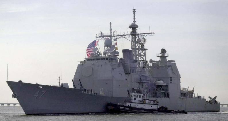 USS Ticonderoga CG 47 - guided missile cruiser - US Navy
