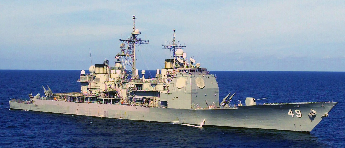 cg-49 uss vincennes ticonderoga class guided missile cruiser aegis us navy exercise carat 03