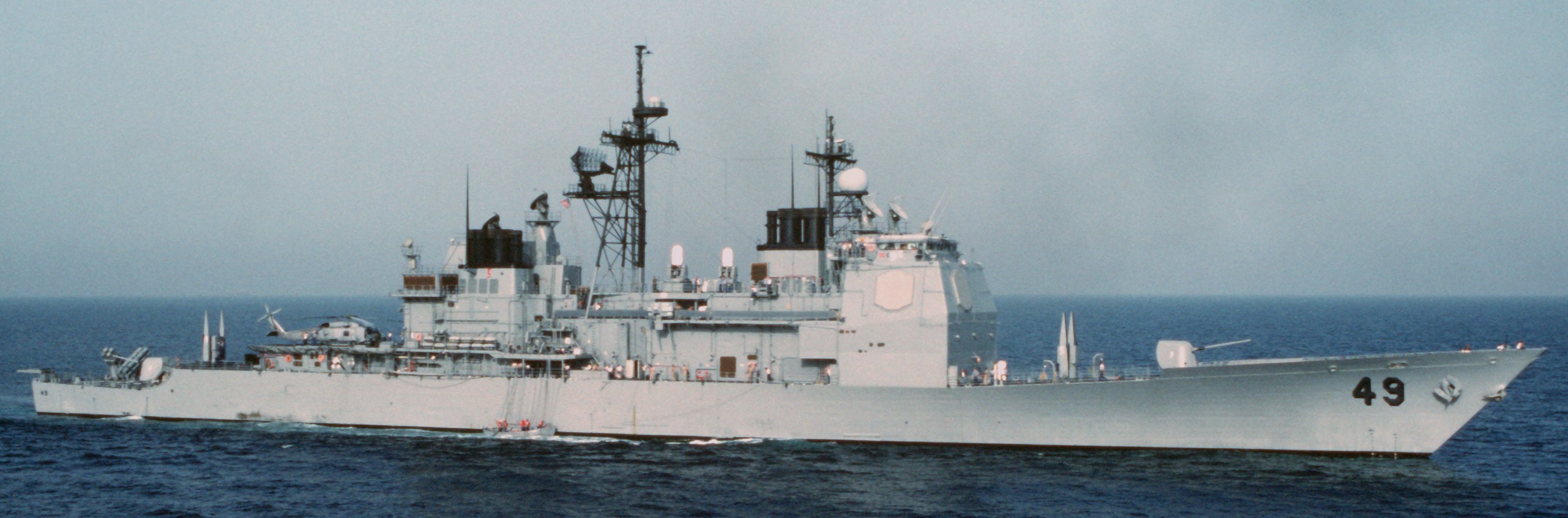 cg-49 uss vincennes ticonderoga class guided missile cruiser aegis us navy persian gulf 1988