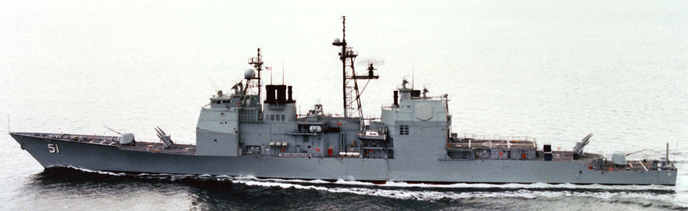 cg-51 uss thomas s. gates ticonderoga class guided missile cruiser aegis us navy builder's sea trials 29
