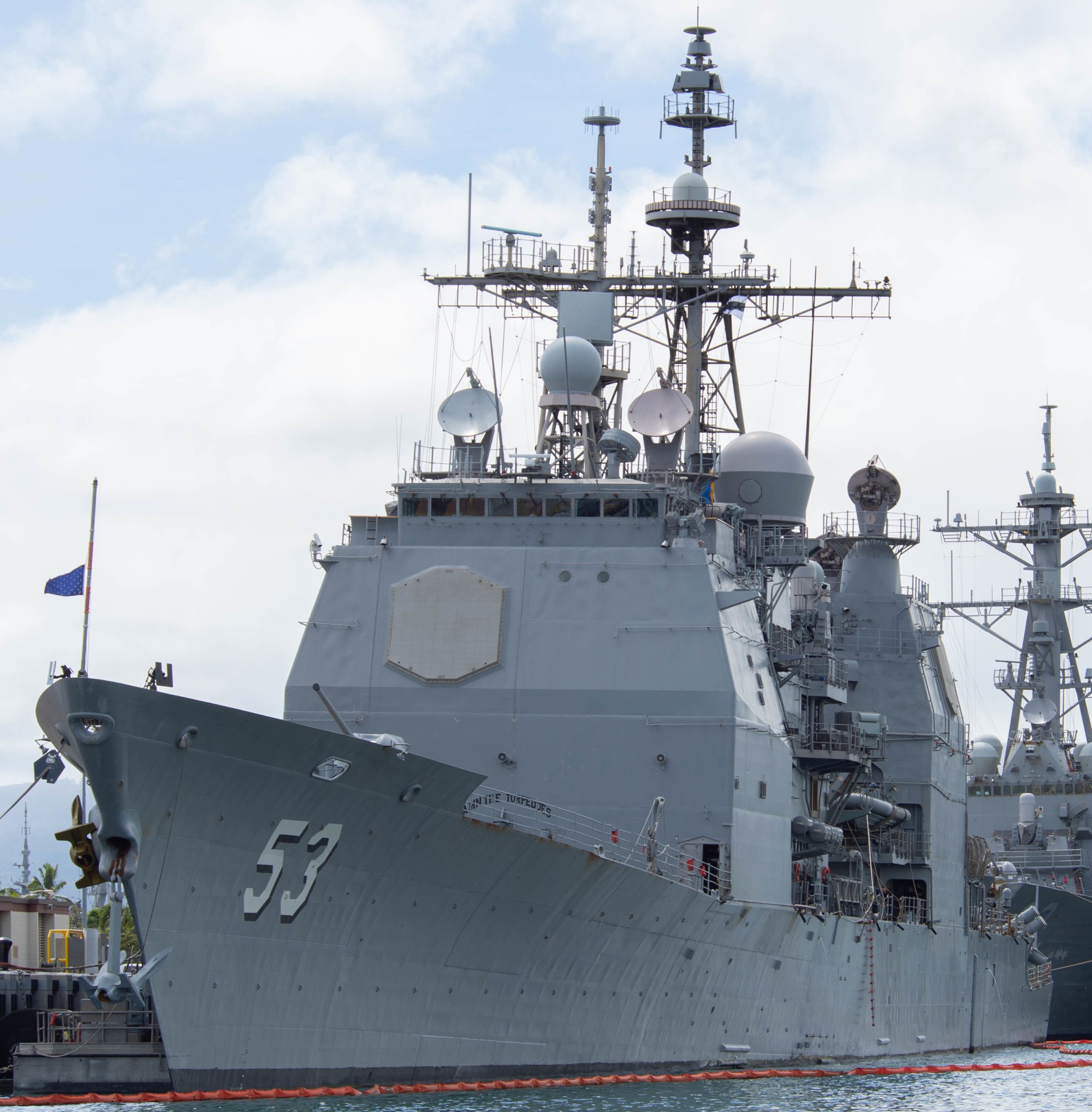 cg-53 uss mobile bay ticonderoga class guided missile cruiser aegis us navy joint base pearl harbor hickam hawaii 152