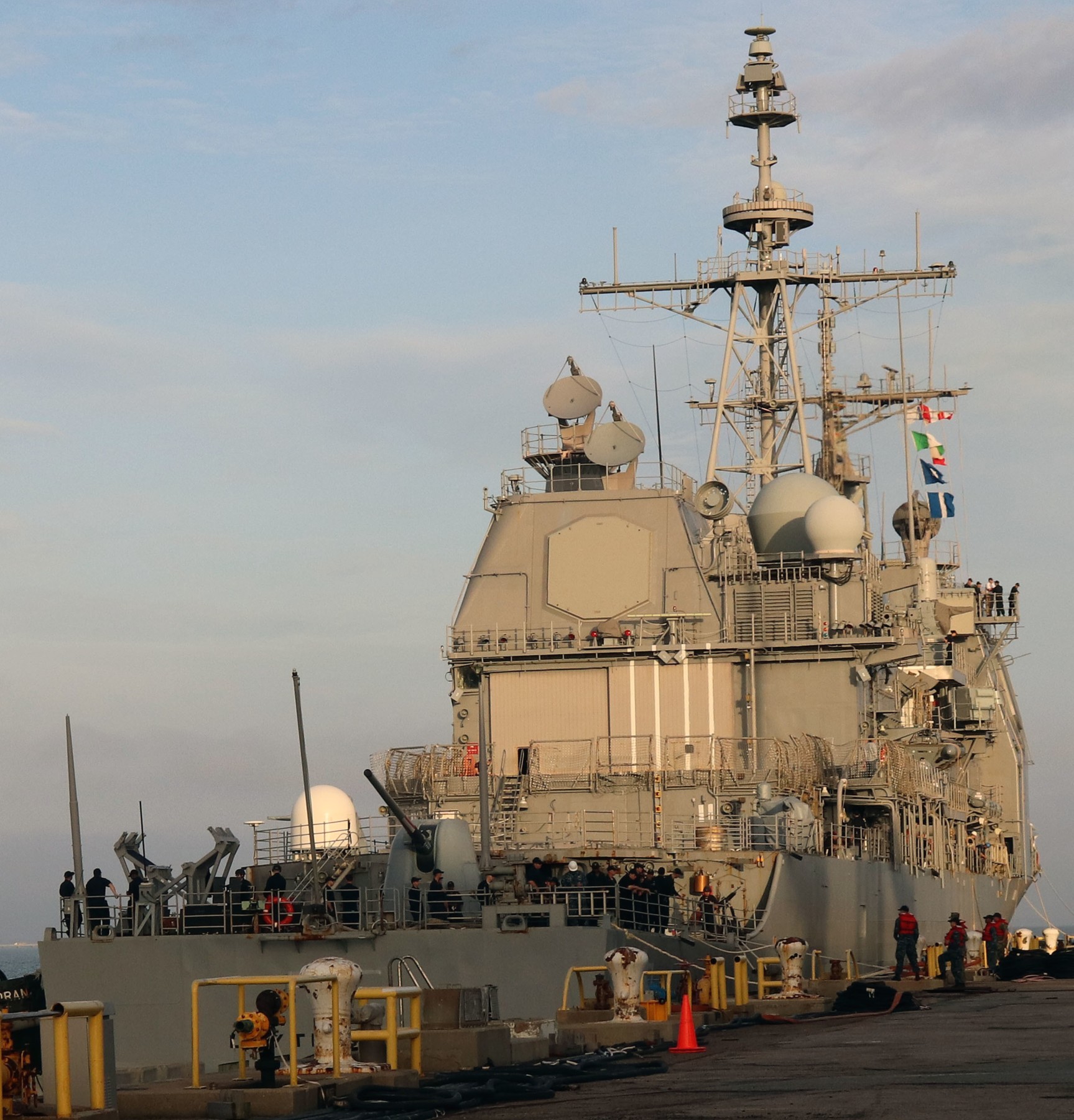 cg-55 uss leyte gulf ticonderoga class guided missile cruiser aegis us navy 58