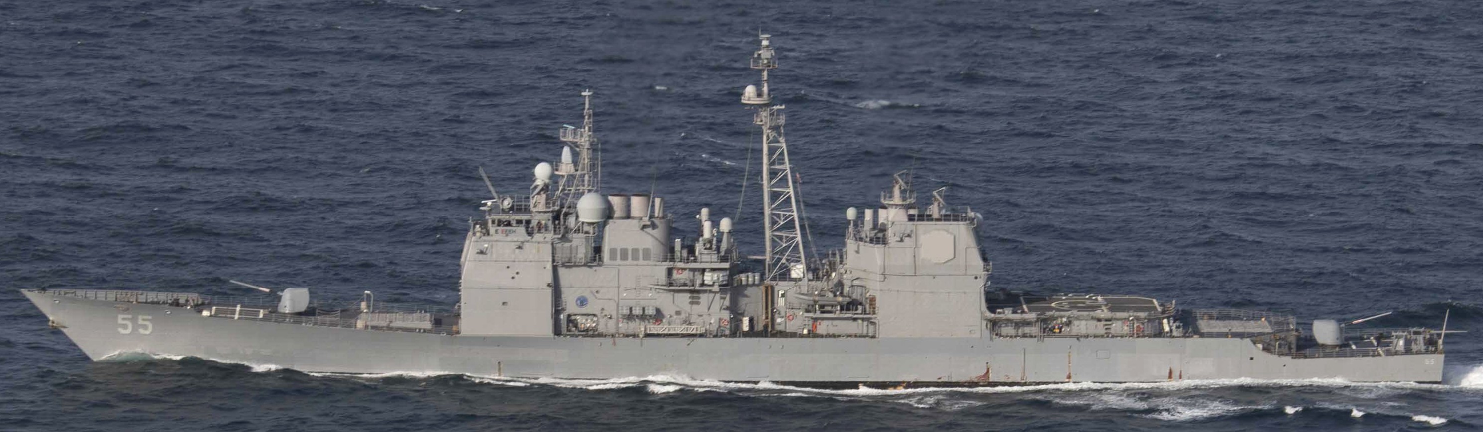 cg-55 uss leyte gulf ticonderoga class guided missile cruiser aegis us navy atlantic ocean 64