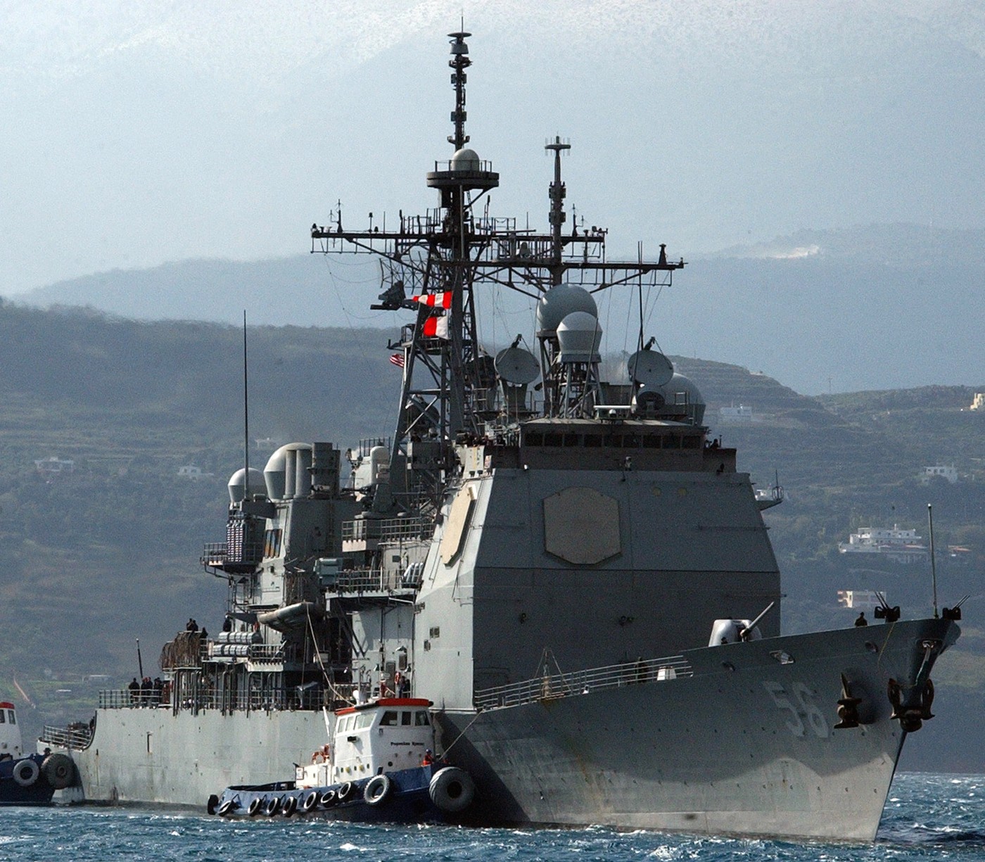 cg-56 uss san jacinto ticonderoga class guided missile cruiser aegis us navy souda bay greece 26