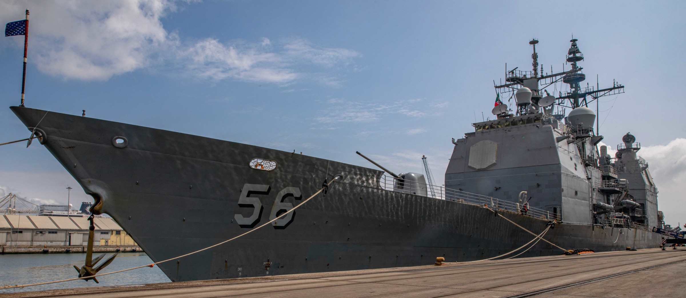 cg-56 uss san jacinto ticonderoga class guided missile cruiser aegis us navy marghera venice italy 125