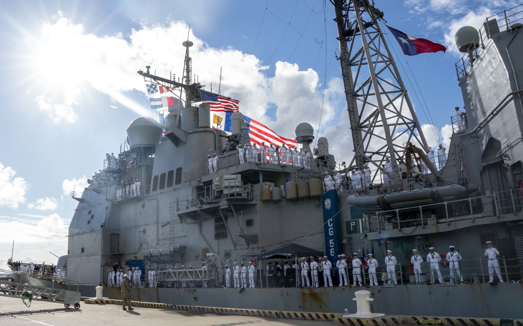 cg-56 uss san jacinto ticonderoga class guided missile cruiser aegis us navy returning norfolk 133