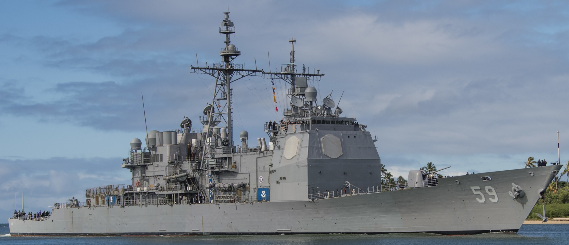 cg-59 uss princeton ticonderoga class guided missile cruiser aegis us navy joint base pearl harbor hickam hawaii 58