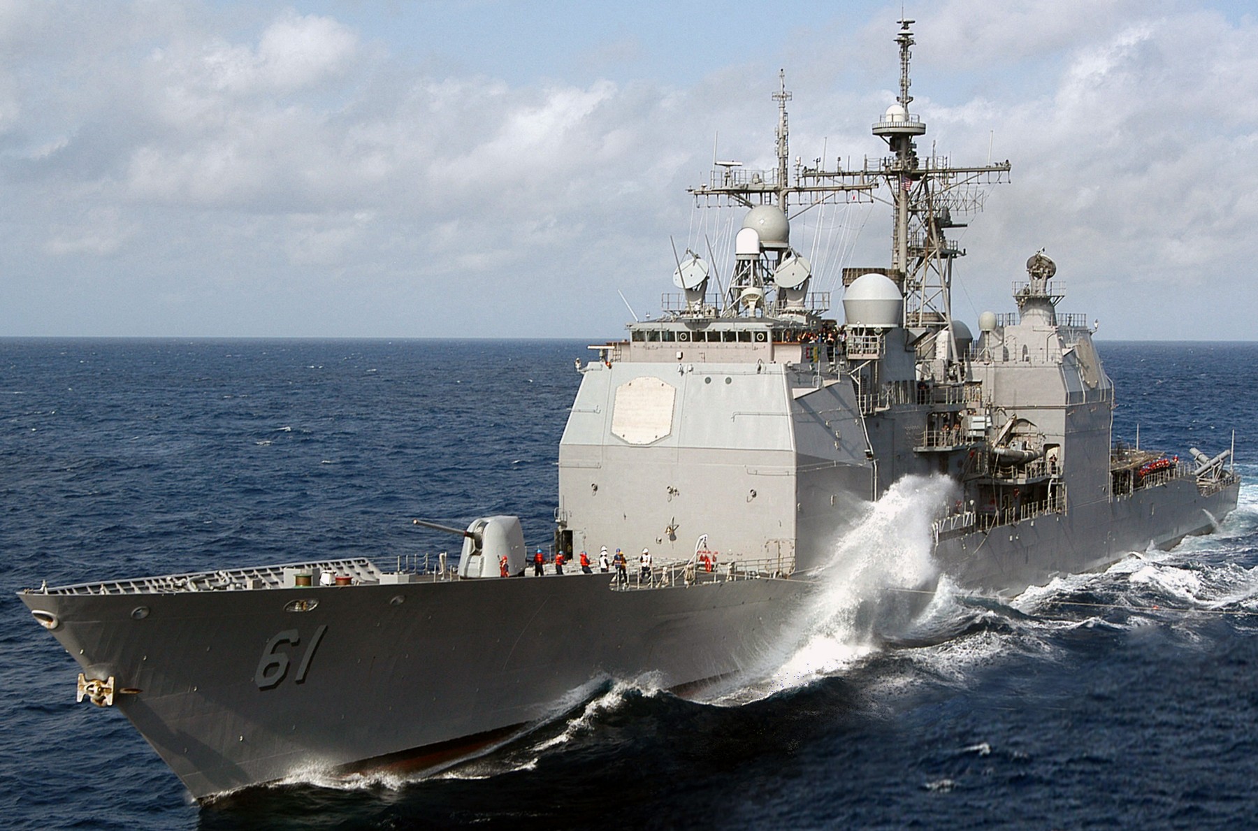 cg-61 uss monterey ticonderoga class guided missile cruiser aegis us navy caribbean sea 09