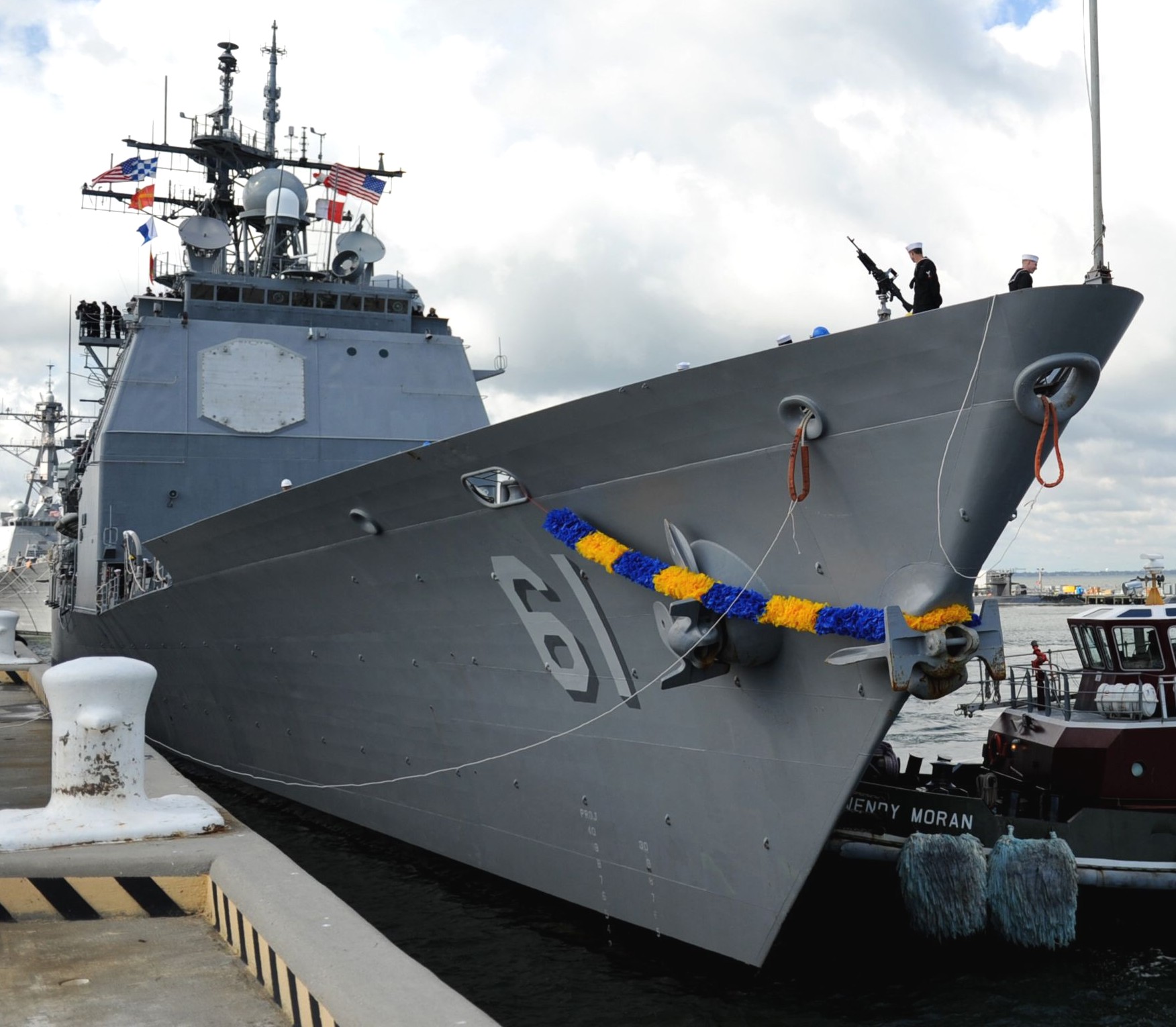 cg-61 uss monterey ticonderoga class guided missile cruiser aegis us navy naval station norfolk virginia 38