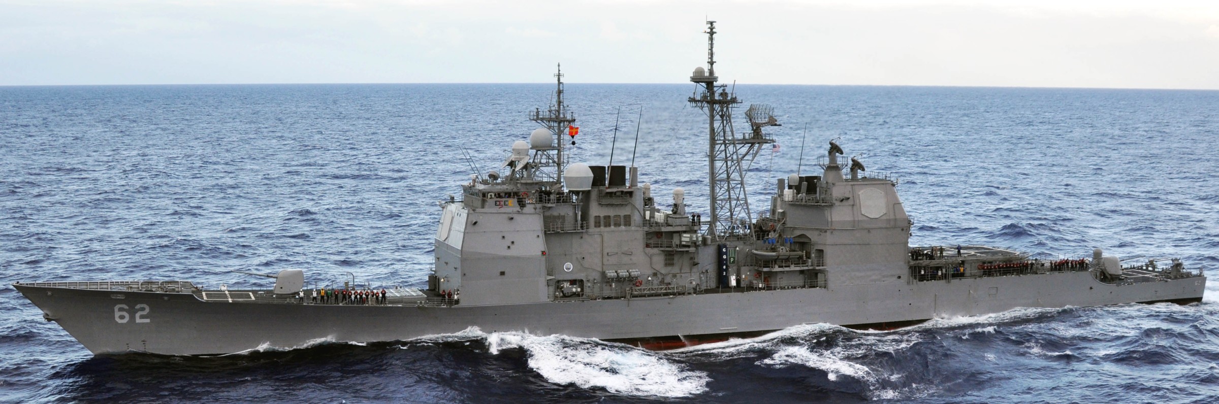 cg-62 uss chancellorsville ticonderoga class guided missile cruiser aegis us navy 22
