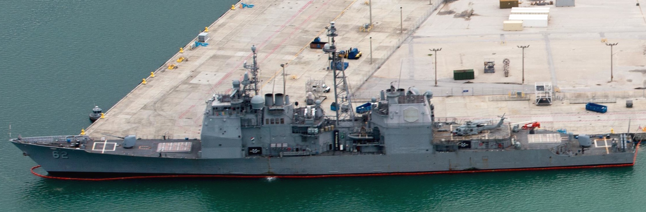 cg-62 uss chancellorsville ticonderoga class guided missile cruiser aegis us navy apra harbor guam 60