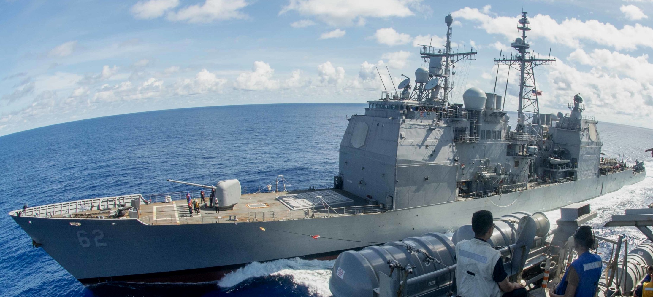 cg-62 uss chancellorsville ticonderoga class guided missile cruiser aegis us navy south china sea 102