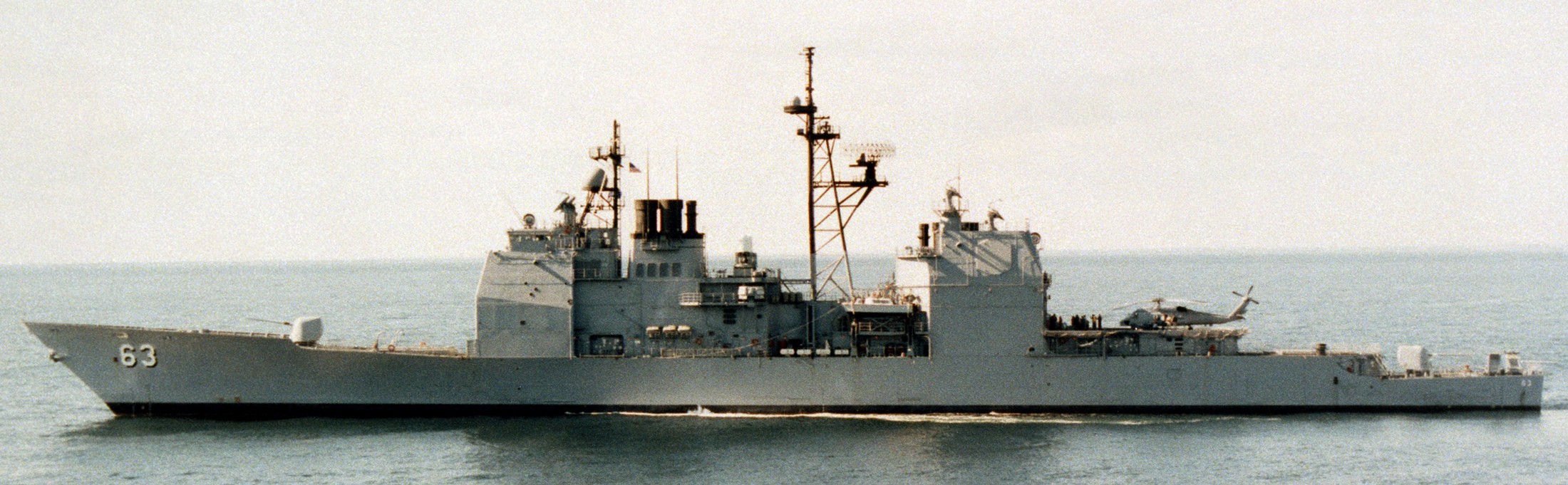 cg-63 uss cowpens ticonderoga class guided missile cruiser aegis us navy sea trials 77