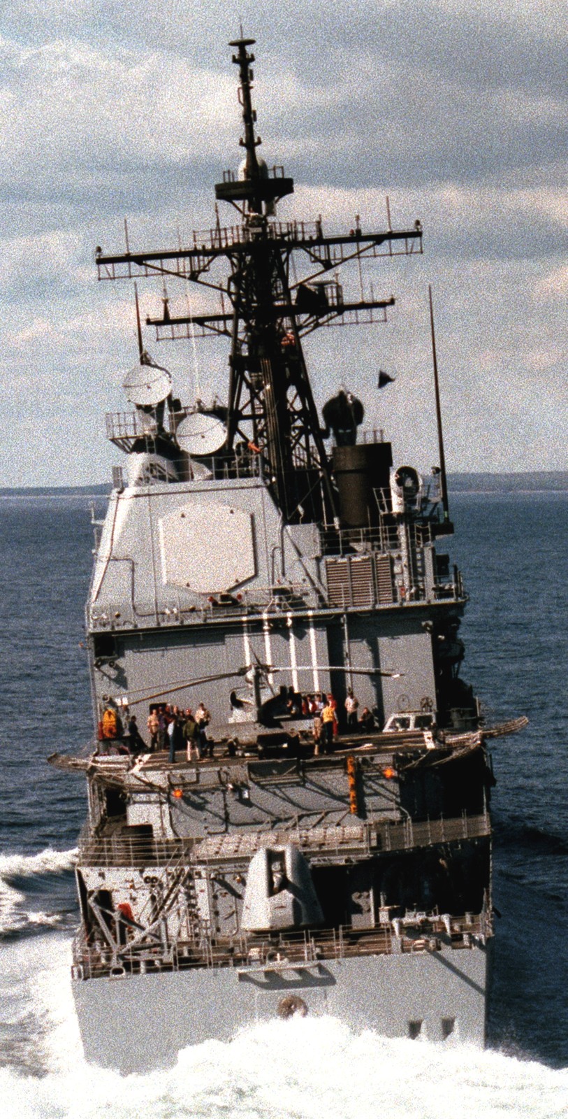 cg-63 uss cowpens ticonderoga class guided missile cruiser aegis us navy sea trials 80