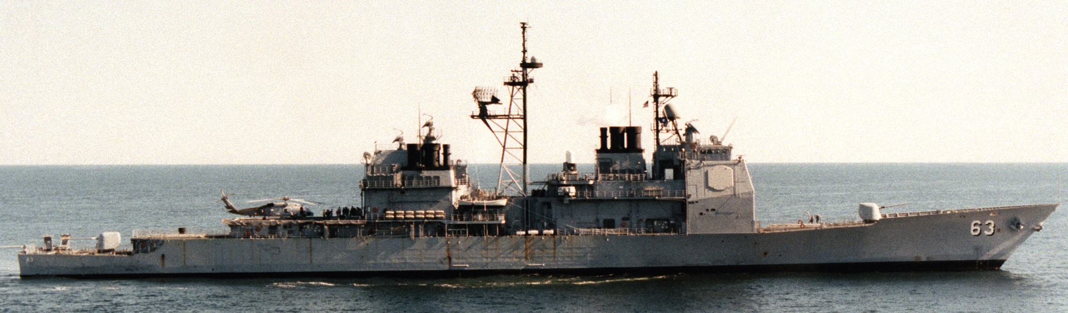 cg-63 uss cowpens ticonderoga class guided missile cruiser aegis us navy sea trials 84