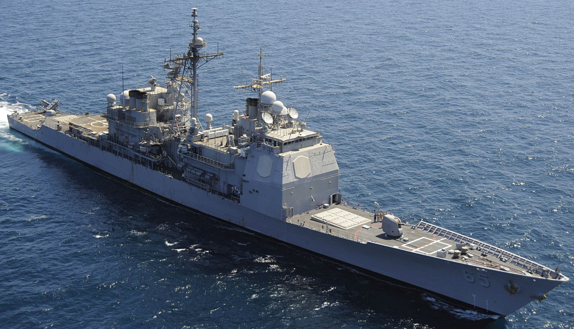 cg-65 uss chosin ticonderoga class guided missile cruiser aegis us navy 22x ingalls pascagoula