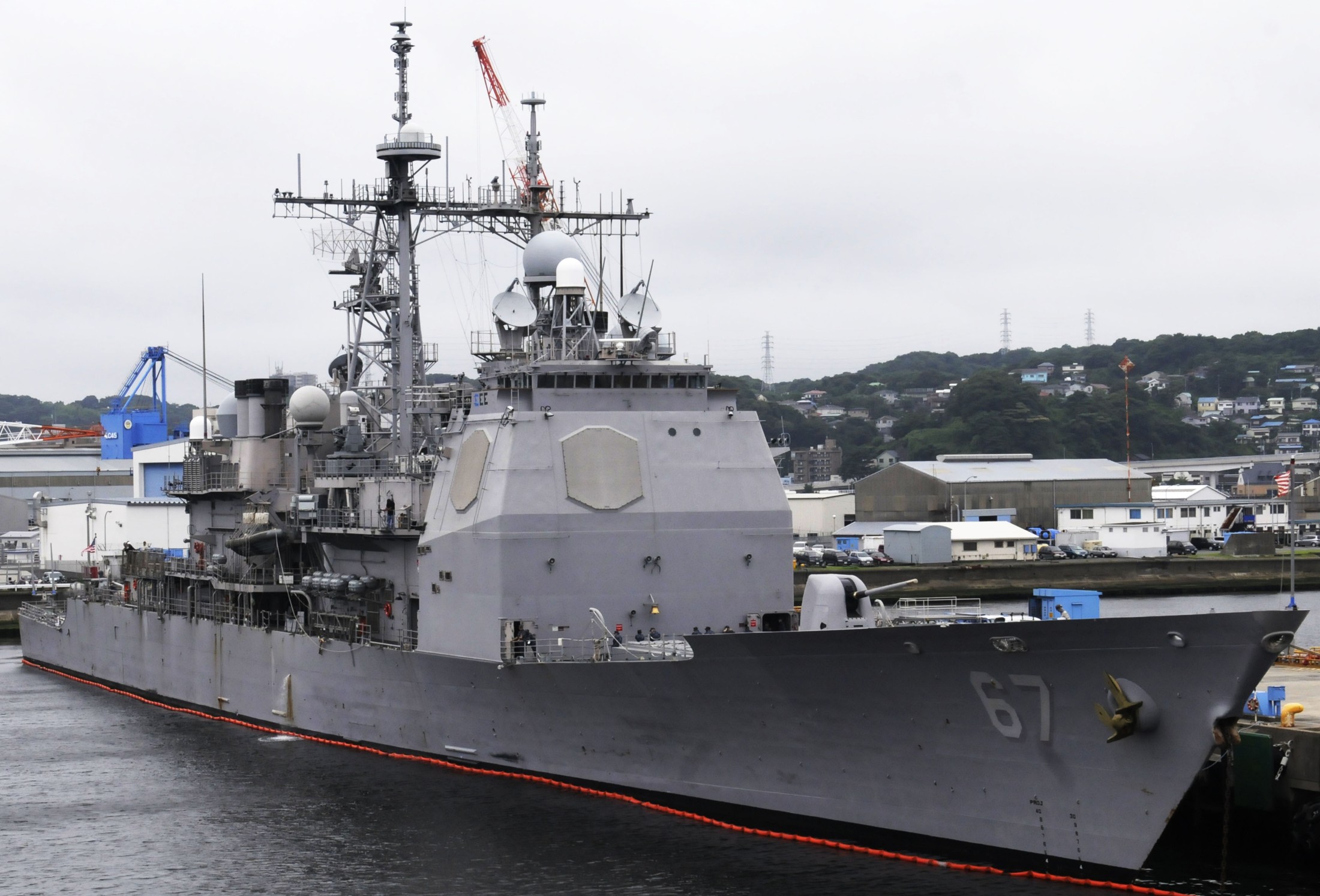 cg-67 uss shiloh ticonderoga class guided missile cruiser aegis us navy yokosuka 17