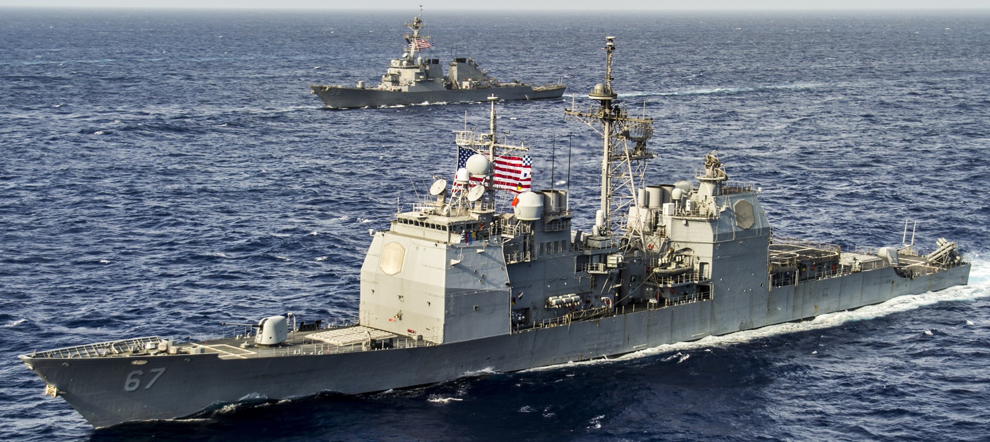 cg-67 uss shiloh ticonderoga class guided missile cruiser aegis us navy pacific ocean 25
